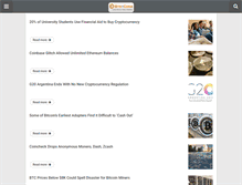 Tablet Screenshot of bitscoins.net